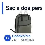 Sac à dos personnalisable en polyester 210D avec logo - InSideOut Carry Pack - Miniature 2