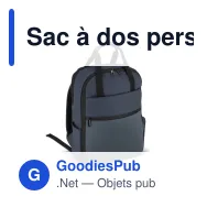 Sac à dos personnalisable en polyester 210D avec logo - InSideOut Carry Pack - Miniature 3