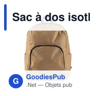 Sac à dos isotherme personnalisable Maddie avec logo - Miniature 2