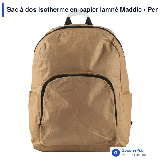Sac à dos isotherme personnalisable Maddie avec logo - Image 2