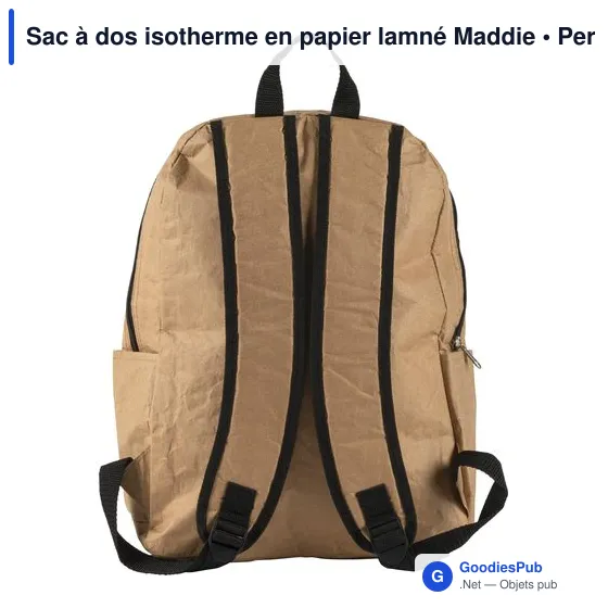 Sac à dos isotherme personnalisable Maddie avec logo - Image 3
