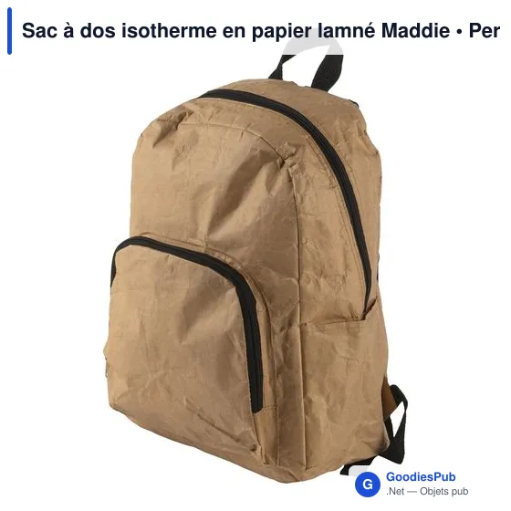 Sac à dos isotherme personnalisable Maddie avec logo - Image 4