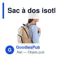 Sac à dos isotherme personnalisable Maddie avec logo - Miniature 5