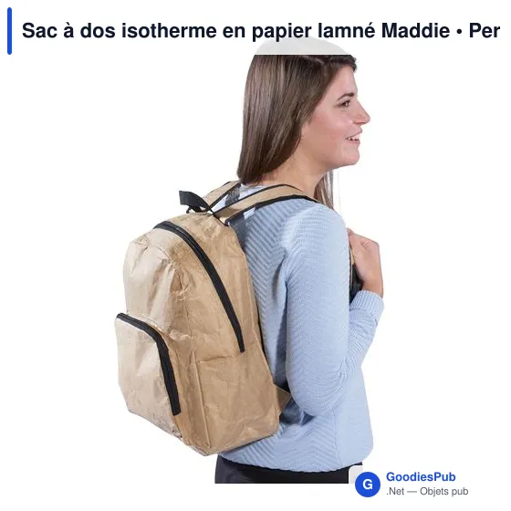 Sac à dos isotherme personnalisable Maddie avec logo - Image 5