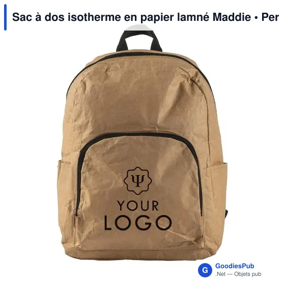 Sac à dos isotherme personnalisable Maddie avec logo - Image 6