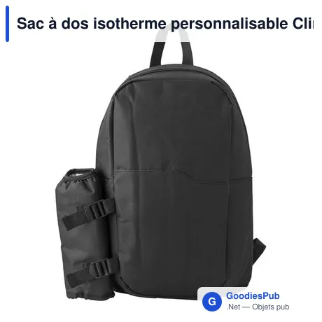 Sac à dos isotherme personnalisable Clinton avec logo