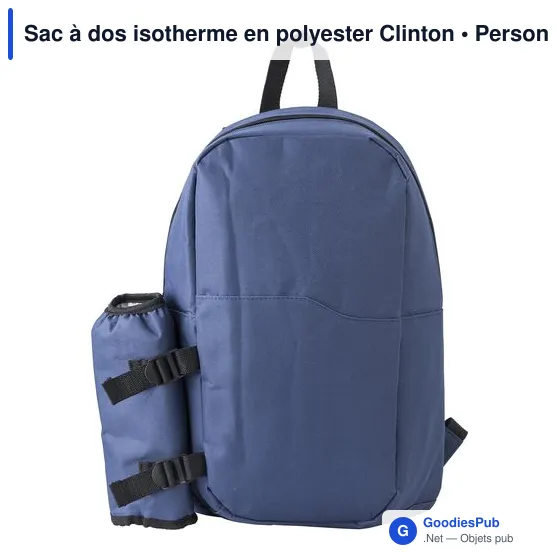 Sac à dos isotherme personnalisable Clinton avec logo - Image 2