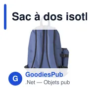 Sac à dos isotherme personnalisable Clinton avec logo - Miniature 5