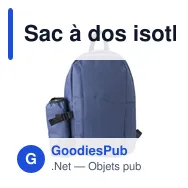 Sac à dos isotherme personnalisable Clinton avec logo - Miniature 6