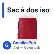 Sac à dos isotherme personnalisable avec logo - Nicholas - Miniature 1