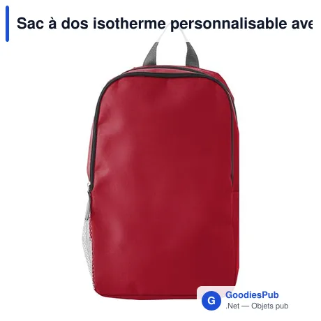 Sac à dos isotherme personnalisable avec logo - Nicholas