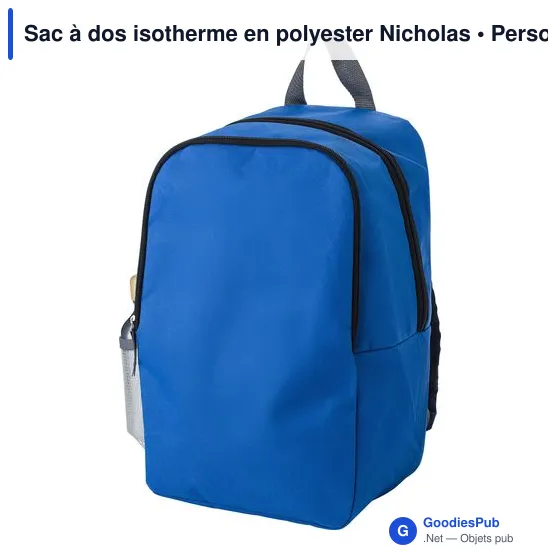 Sac à dos isotherme personnalisable avec logo - Nicholas - Image 2