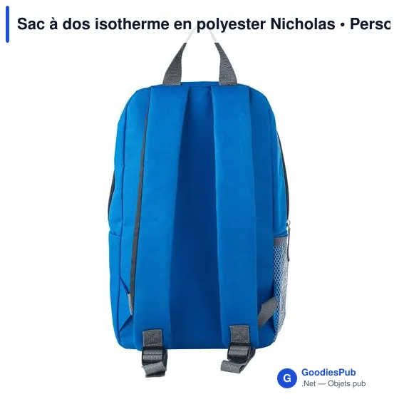 Sac à dos isotherme personnalisable avec logo - Nicholas - Image 4