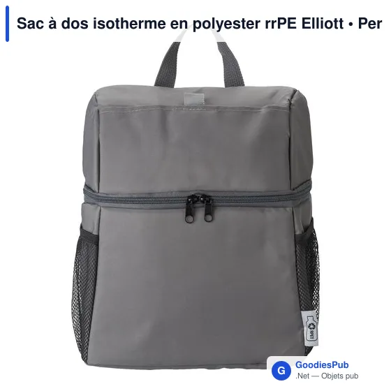 Sac à dos isotherme personnalisable avec logo - modèle Elliott - Image 1
