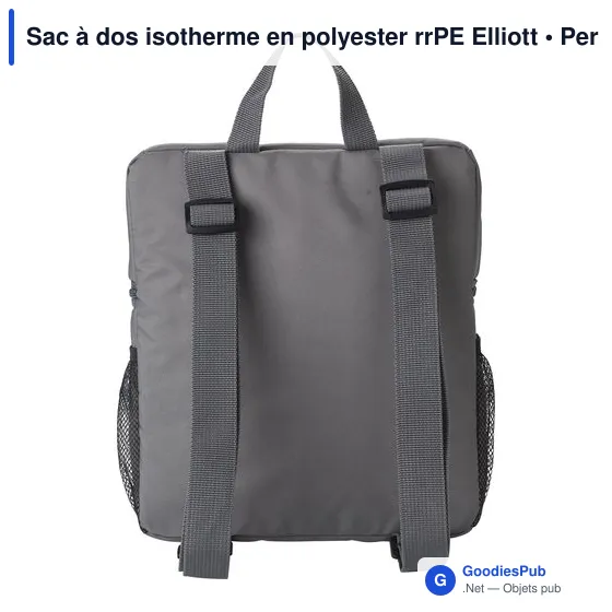 Sac à dos isotherme personnalisable avec logo - modèle Elliott - Image 3