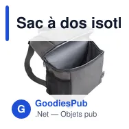 Sac à dos isotherme personnalisable avec logo - modèle Elliott - Miniature 4