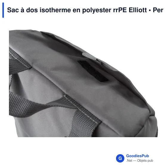 Sac à dos isotherme personnalisable avec logo - modèle Elliott - Image 5