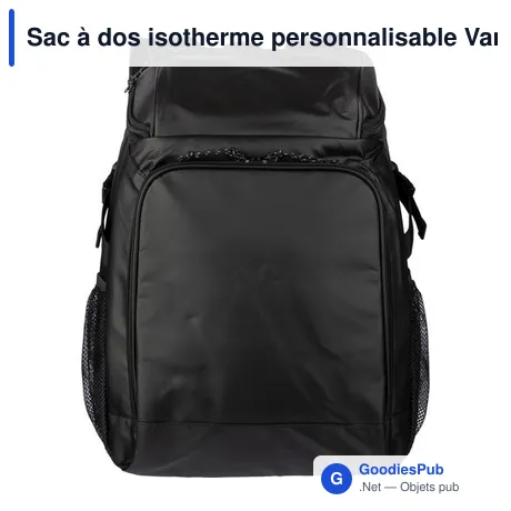 Sac à dos isotherme personnalisable Vanessa avec logo