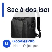 Sac à dos isotherme personnalisable Vanessa avec logo - Miniature 2