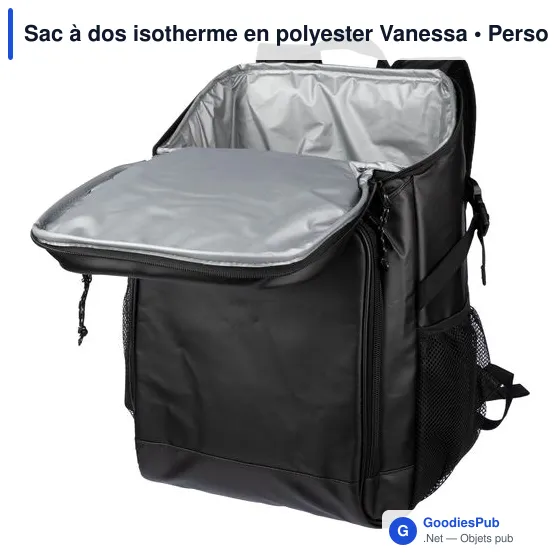 Sac à dos isotherme personnalisable Vanessa avec logo - Image 4