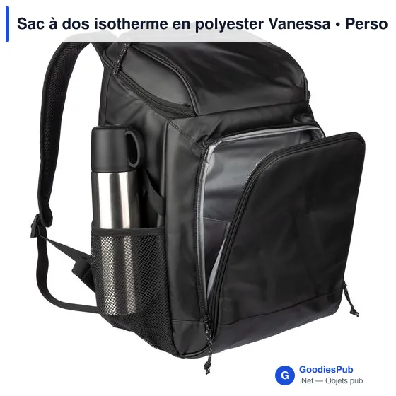 Sac à dos isotherme personnalisable Vanessa avec logo - Image 6