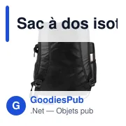 Sac à dos isotherme personnalisable Vanessa avec logo - Miniature 7