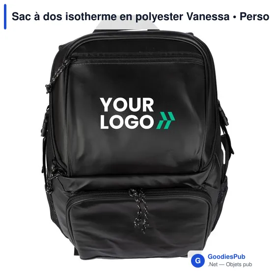 Sac à dos isotherme personnalisable Vanessa avec logo - Image 9
