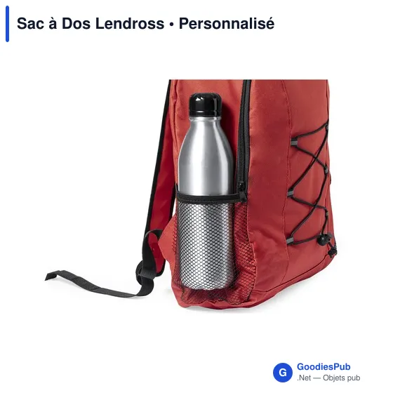 Sac à Dos personnalisable Lendross avec logo pour entreprises - Image 4
