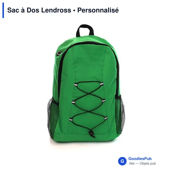Sac à Dos personnalisable Lendross avec logo pour entreprises - Image 5