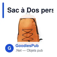 Sac à Dos personnalisable Lendross avec logo pour entreprises - Miniature 6
