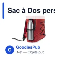 Sac à Dos personnalisable Lendross avec logo pour entreprises - Miniature 9
