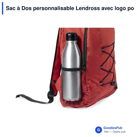 Sac à Dos personnalisable Lendross avec logo pour entreprises - Image 9