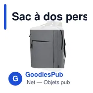Sac à dos personnalisable Maxtry avec logo - idéal pour les entreprises - Miniature 12