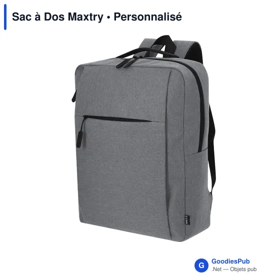 Sac à dos personnalisable Maxtry avec logo - idéal pour les entreprises - Image 12