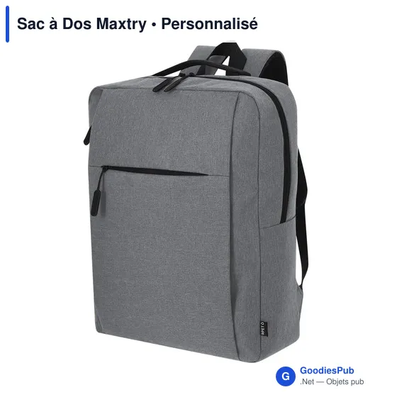 Sac à dos personnalisable Maxtry avec logo - idéal pour les entreprises - Image 6