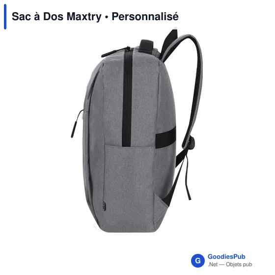Sac à dos personnalisable Maxtry avec logo - idéal pour les entreprises - Image 10