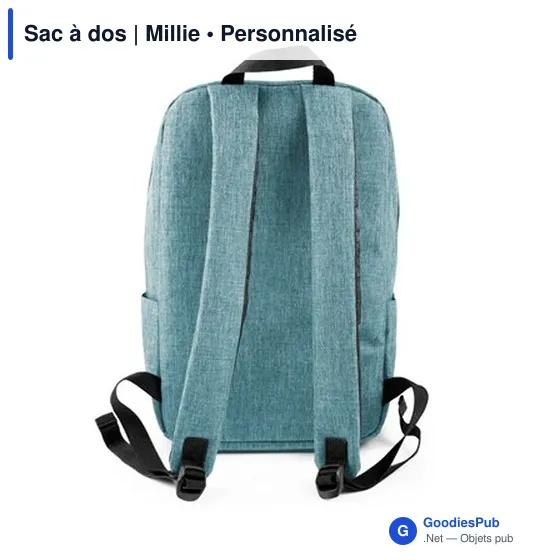 Sac à dos personnalisable Millie avec logo pour vos événements - Image 12