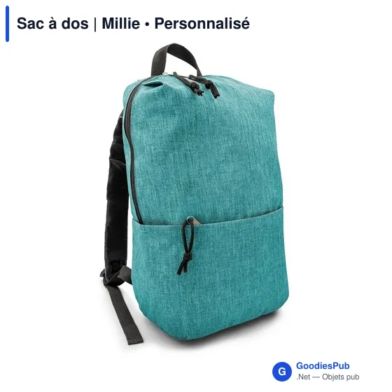 Sac à dos personnalisable Millie avec logo pour vos événements - Image 7