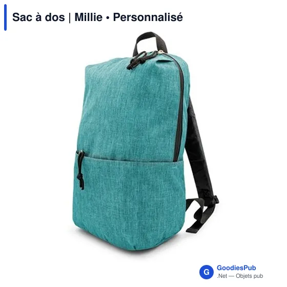 Sac à dos personnalisable Millie avec logo pour vos événements - Image 10
