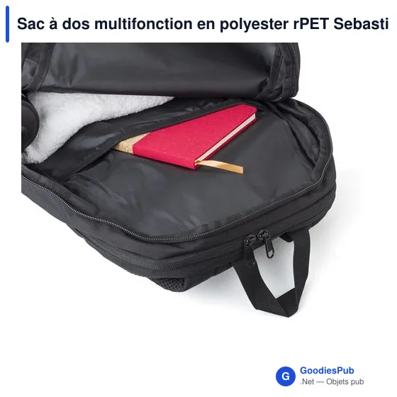 Sac à dos multifonction personnalisable avec logo - Sebastian - Image 6