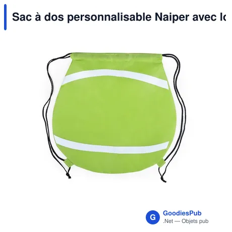 Sac à dos personnalisable Naiper avec logo - Motifs sportifs