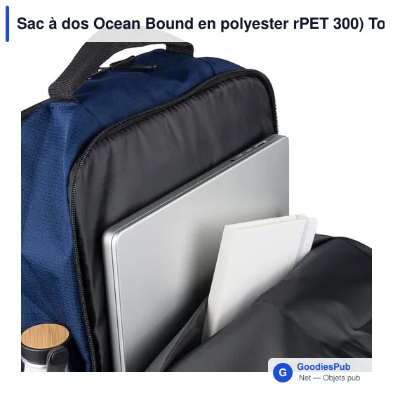 Sac à dos Ocean Bound en polyester rPET 300) Tova - Image 19