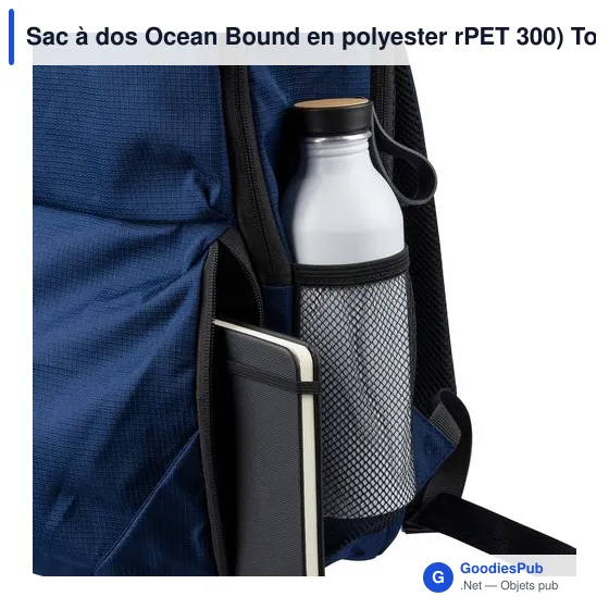 Sac à dos Ocean Bound en polyester rPET 300) Tova - Image 22