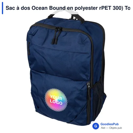 Sac à dos Ocean Bound en polyester rPET 300) Tova - Image 28