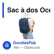 Sac à dos Ocean Bound en polyester rPET 300) Tova - Miniature 31