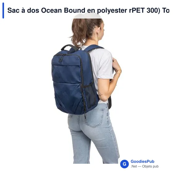 Sac à dos Ocean Bound en polyester rPET 300) Tova - Image 31