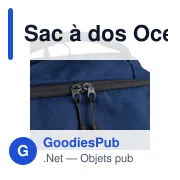 Sac à dos Ocean Bound en polyester rPET 300) Tova - Miniature 38
