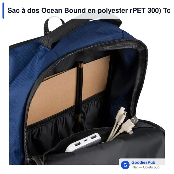Sac à dos Ocean Bound en polyester rPET 300) Tova - Image 44