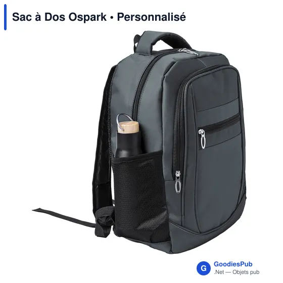 Sac à dos personnalisable Ospark avec logo pour entreprise - Image 3