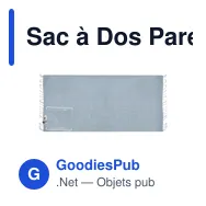 Sac à Dos Paréo Borinex - Miniature 3